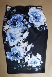 Apt. 9 Floral Print Scuba Pencil Skirt